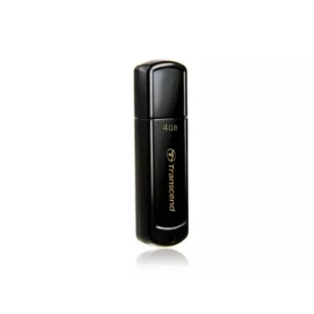 TRANSCEND Jetflash 350 - 4GB USB atmintukas - USB 2.0 - juoda
