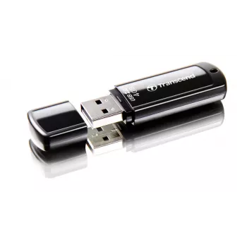 TRANSCEND Jetflash 350 - 4GB USB atmintukas - USB 2.0 - juoda