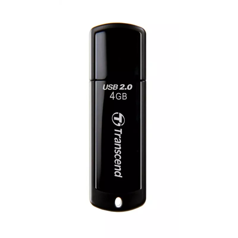 TRANSCEND Jetflash 350 - 4GB USB atmintukas - USB 2.0 - juoda