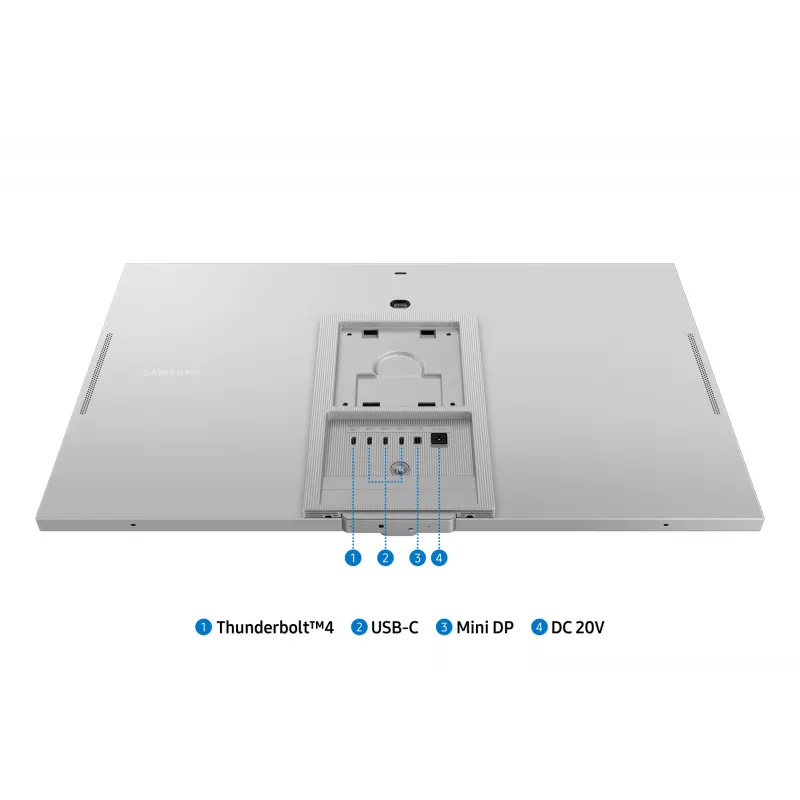 Samsung S90PC kompiuterio monitorius 68,6 cm (27 col.) 5120 x 2880 pikselių 5K Ultra HD LCD sidabrinis