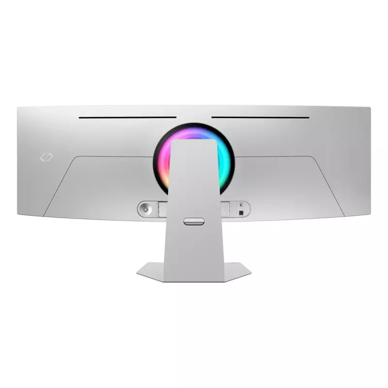 Samsung G95SC kompiuterio monitorius 124,5 cm (49 colių) 5120 x 1440 Dual QHD OLED sidabrinis