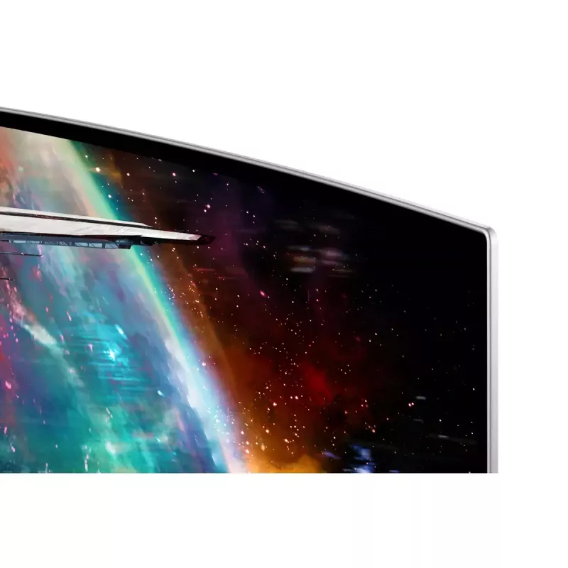 Samsung G95SC kompiuterio monitorius 124,5 cm (49 colių) 5120 x 1440 Dual QHD OLED sidabrinis