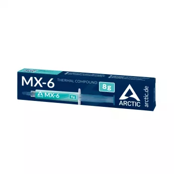 ARCTIC MX-6 ULTIMATE Performance Thermal Paste, Thermal grease, Pilka, 8 g, 1 vnt., 27 mm, 121 mm