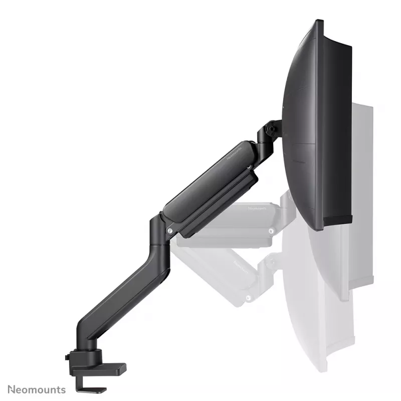 Neomounts DS70PLUS-450BL1 monitoriaus laikiklis 17-49 col. - dujinė spyruoklė - Topfix - 180° stabdys