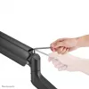 Neomounts DS70PLUS-450BL1 monitoriaus laikiklis 17-49 col. - dujinė spyruoklė - Topfix - 180° stabdys
