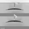Neomounts DS70PLUS-450WH1 monitoriaus laikiklis 17-49 colių - dujinė spyruoklė - Topfix - 180°-stabdys