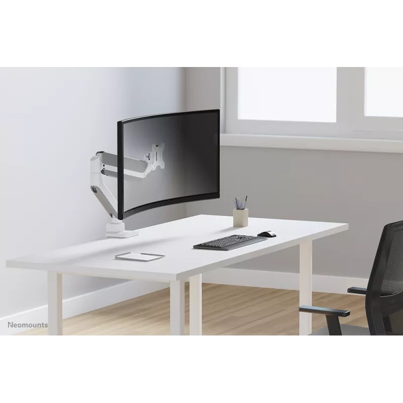 Neomounts DS70PLUS-450WH1 monitoriaus laikiklis 17-49 colių - dujinė spyruoklė - Topfix - 180°-stabdys