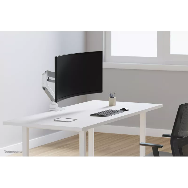 Neomounts DS70PLUS-450WH1 monitoriaus laikiklis 17-49 colių - dujinė spyruoklė - Topfix - 180°-stabdys