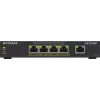 NETGEAR 5 prievadų gigabitinio eterneto PoE+ Plus komutatorius (GS305EP) valdomas L2/L3 gigabitinis eternetas (10/100/1000) maitinimas eterneto kabeliu (PoE) juodas