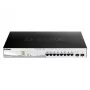 D-Link DGS-1210-10MP valdomas L2 Gigabit Ethernet (10/100/1000) maitinimas per Ethernet (PoE) juoda, pilka