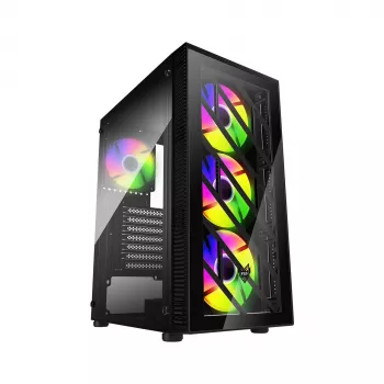 FSP CMT192 korpusas Midi Tower mITX, mATX, ATX juodas fiksuotas RGB