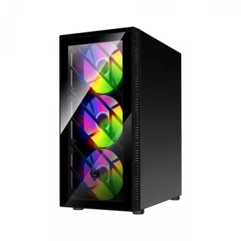 FSP CMT192 korpusas Midi Tower mITX, mATX, ATX juodas fiksuotas RGB