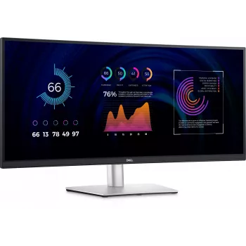 DELL P Series P3424WE kompiuterio monitorius 86,7 cm (34,1 colio) 3440 x 1440 pikselių 4K Ultra HD LCD juodas