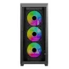 PC Midi Tower korpusas XILENCE XG151 — juodas, palaiko ATX/Micro-ATX/Mini-ITX, apatinis PSU, 2x 3,5 colio + 4x 2,5 colio nišos