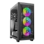 PC Midi Tower korpusas XILENCE XG151 — juodas, palaiko ATX/Micro-ATX/Mini-ITX, apatinis PSU, 2x 3,5 colio + 4x 2,5 colio nišos