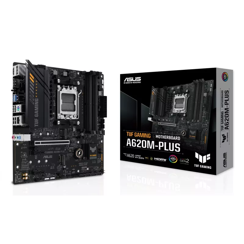 Motininė plokštė ASUS TUF GAMING A620M-PLUS AMD A620 Socket AM5 micro ATX
