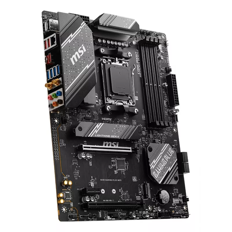 MSI B650 GAMING PLUS WIFI pagrindinė plokštė AMD B650 Lizdas AM5 ATX