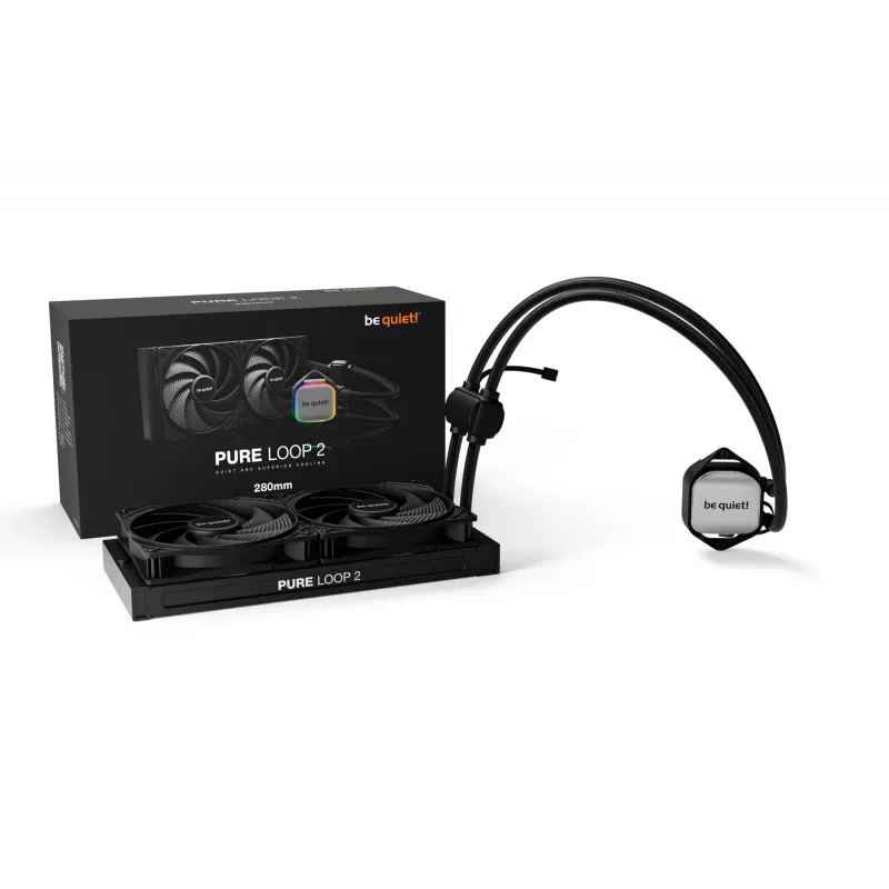 be quiet! Pure Loop 2 | 280mm Procesoriaus aušinimo sistema “viskas viename” 14 cm Juoda 1 vnt.