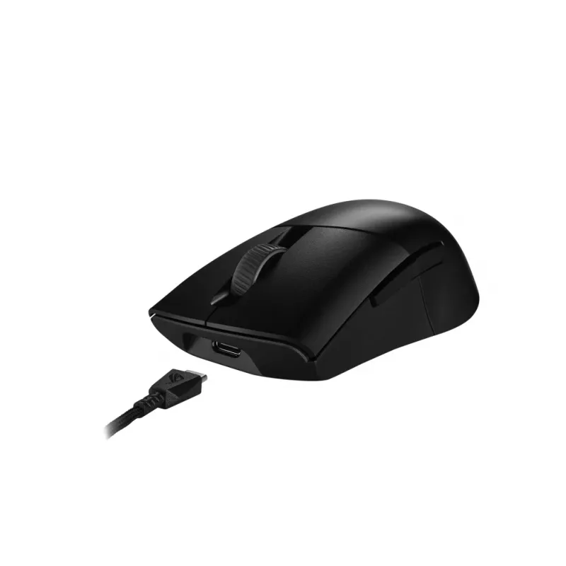 ASUS ROG Keris Wireless AimPoint pelė, žaidimams, dešiniarankė, RF belaidė + Bluetooth + USB Type-C, optinė, 36000 DPI