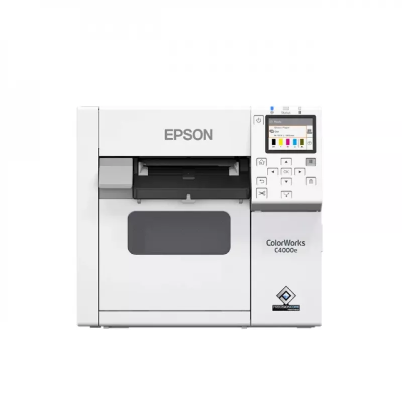 Epson CW-C4000e (bk) rašalinis etikečių spausdintuvas, spalvotas, 1200 x 1200 DPI, 102 mm/sek., laidinis