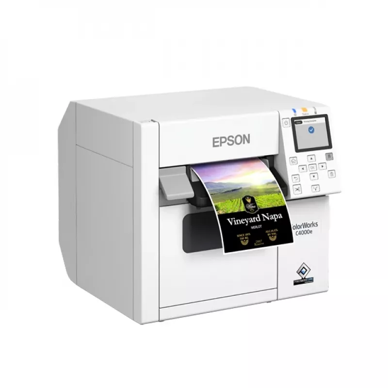 Epson CW-C4000e (bk) rašalinis etikečių spausdintuvas, spalvotas, 1200 x 1200 DPI, 102 mm/sek., laidinis
