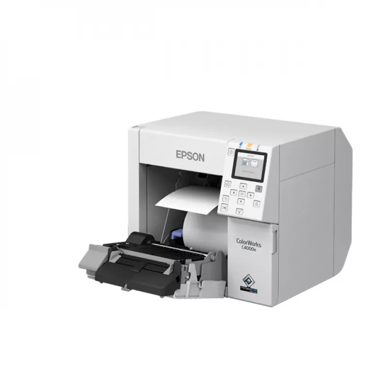 Epson CW-C4000e (bk) rašalinis etikečių spausdintuvas, spalvotas, 1200 x 1200 DPI, 102 mm/sek., laidinis