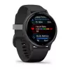 Išmanusis laikrodis GARMIN Vivoactive 5 Juoda — 42 mm korpusas, AMOLED 1,2 col., GPS/GLONASS/Galileo, 5 ATM, optinis ŠSD, SpO2, 11 d. baterija