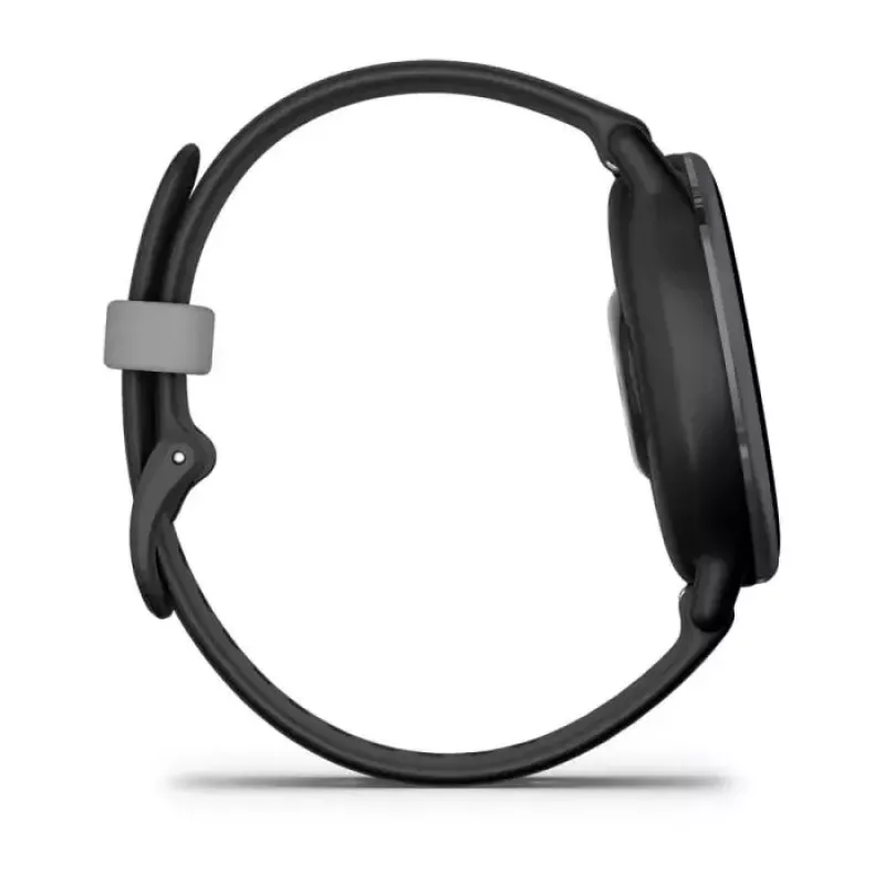Išmanusis laikrodis GARMIN Vivoactive 5 Juoda — 42 mm korpusas, AMOLED 1,2 col., GPS/GLONASS/Galileo, 5 ATM, optinis ŠSD, SpO2, 11 d. baterija