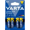 VARTA baterija Longlife Power Mignon AA LR06 1x4
