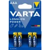 VARTA baterija Longlife Power Micro AAA LR03 1x4