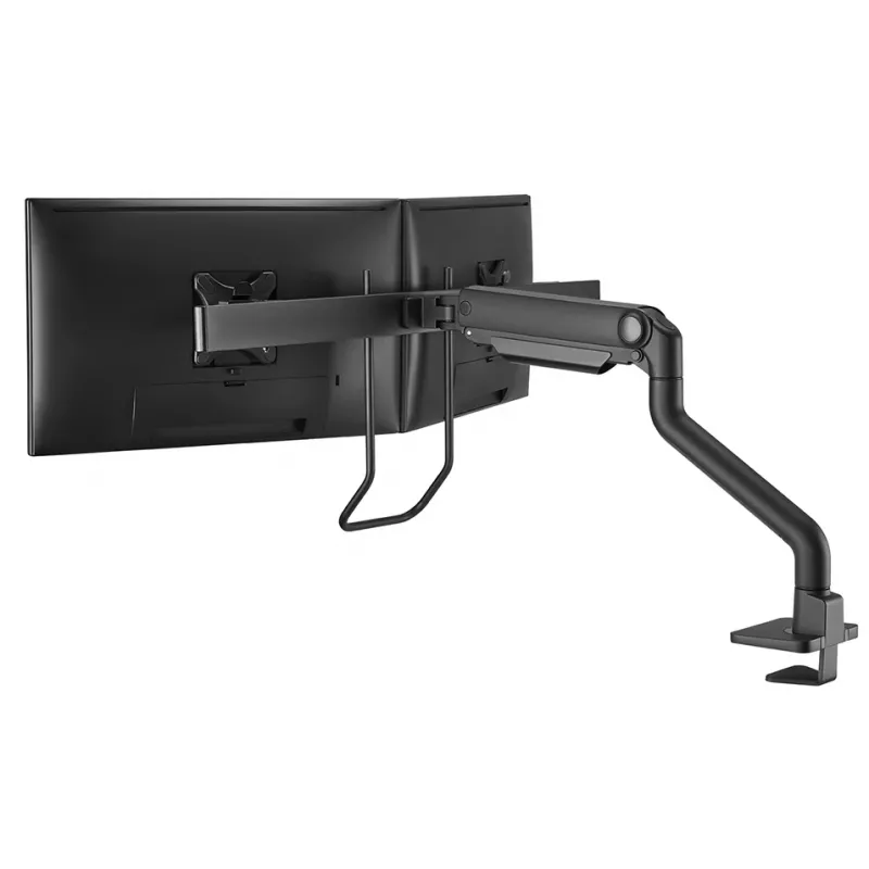 Neomounts DS75S-950BL2 Monitorio laikiklis 17-32 coliai - dujų spyruoklė - viršutinis tvirtinimas - 180° stabdymas