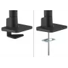 Neomounts DS75S-950BL2 Monitorio laikiklis 17-32 coliai - dujų spyruoklė - viršutinis tvirtinimas - 180° stabdymas
