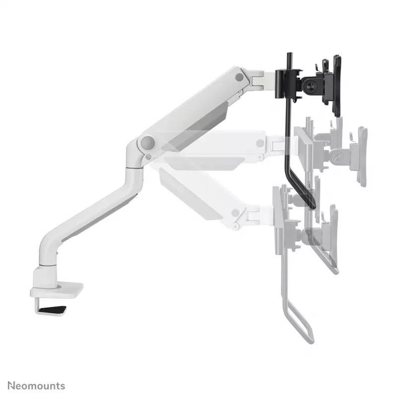 Neomounts DS75S-950WH2 Monitoro laikiklis 17-32 colių - dujinė spyruoklė - tvirtinimas prie stalo - 180° stabdymo mechanizmas