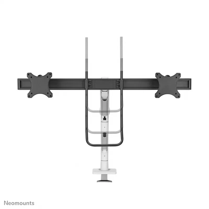 Neomounts DS75S-950WH2 Monitoro laikiklis 17-32 colių - dujinė spyruoklė - tvirtinimas prie stalo - 180° stabdymo mechanizmas