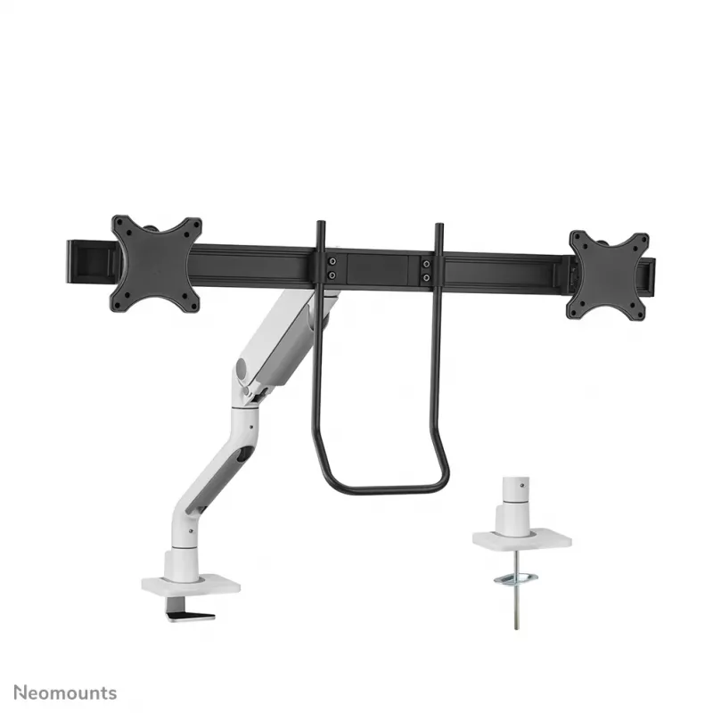 Neomounts DS75S-950WH2 Monitoro laikiklis 17-32 colių - dujinė spyruoklė - tvirtinimas prie stalo - 180° stabdymo mechanizmas