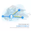 TP-Link 4G+ AX3000 viso namo „Mesh“ „WiFi 6“ tinklų sietuvas, baltas, vidinė, tinklinis maršrutizatorius, ≤20 dBm (2,4 GHz); ≤23 dBm (5 GHz), dviejų juostų (2,4 GHz / 5 GHz), Wi-Fi 6 (802.11ax)