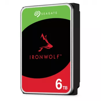 Seagate IronWolf ST6000VN006 vidinis standusis diskas 6 TB 5400 RPM 256 MB 3,5 colio Serial ATA III