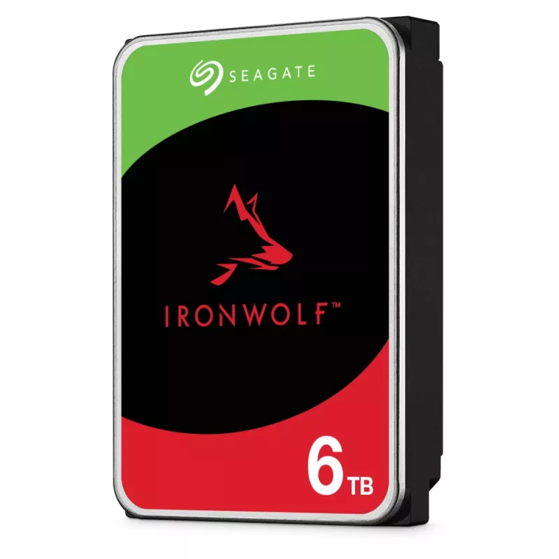Seagate IronWolf ST6000VN006 vidinis standusis diskas 6 TB 5400 RPM 256 MB 3,5 colio Serial ATA III