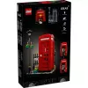 Konstruktorius LEGO raudona Londono telefono būdelė 21347 – modulinis kolekcinis rinkinys, 1460 dalių, 18+