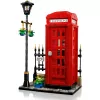 Konstruktorius LEGO raudona Londono telefono būdelė 21347 – modulinis kolekcinis rinkinys, 1460 dalių, 18+