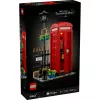 Konstruktorius LEGO raudona Londono telefono būdelė 21347 – modulinis kolekcinis rinkinys, 1460 dalių, 18+