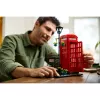 Konstruktorius LEGO raudona Londono telefono būdelė 21347 – modulinis kolekcinis rinkinys, 1460 dalių, 18+