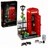 Konstruktorius LEGO raudona Londono telefono būdelė 21347 – modulinis kolekcinis rinkinys, 1460 dalių, 18+