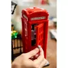 Konstruktorius LEGO raudona Londono telefono būdelė 21347 – modulinis kolekcinis rinkinys, 1460 dalių, 18+