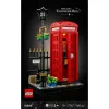 Konstruktorius LEGO raudona Londono telefono būdelė 21347 – modulinis kolekcinis rinkinys, 1460 dalių, 18+