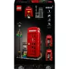 Konstruktorius LEGO raudona Londono telefono būdelė 21347 – modulinis kolekcinis rinkinys, 1460 dalių, 18+