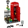 Konstruktorius LEGO raudona Londono telefono būdelė 21347 – modulinis kolekcinis rinkinys, 1460 dalių, 18+
