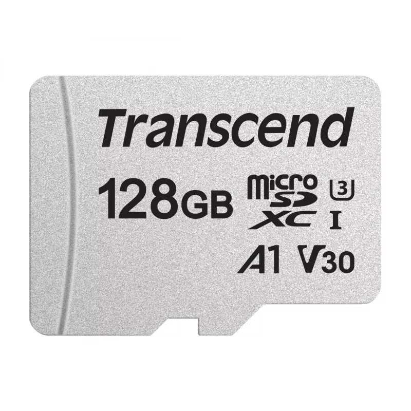 TRANSCEND Micro Sdxc kortelė 300s 128GB Uhs-i U3 be adapterio