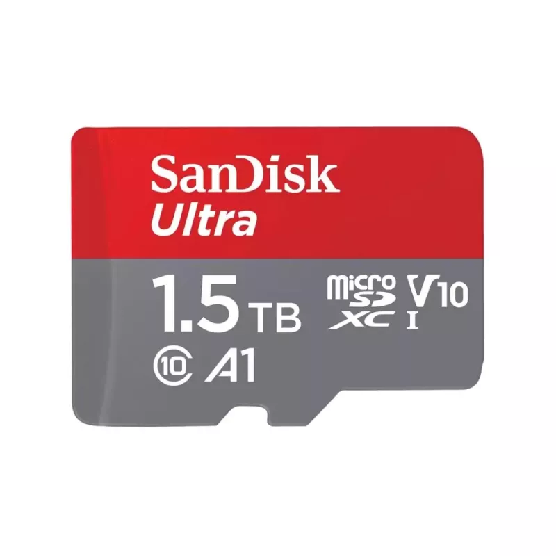 WESTERN DIGITAL SanDisk Ultra micro SDXC 1.5TB + SD adapteris 150 MB/s A1 UHS-I