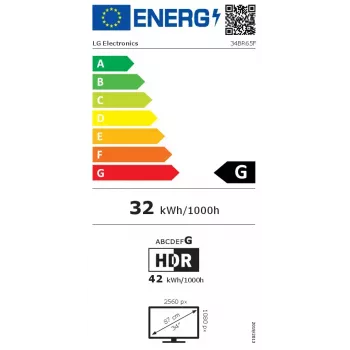 LG 34BR65F-B kompiuterio monitorius 86,4 cm (34 colių) 2560 x 1080 pikselių WFHD LCD juodas